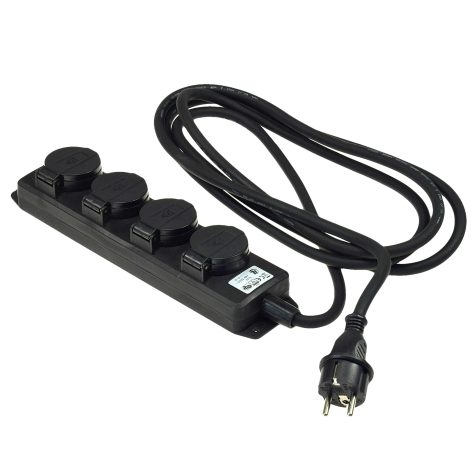 4fach Mehrfachsteckdose IP44